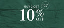 <h4>2点以上お買い上げで10%OFF</h4>