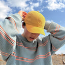 Corduroy Cap — Navy