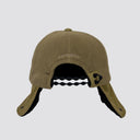 Ear Flap 5 Panel Cap — Olive×Brown