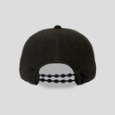Vintage Melton 7 Panel Cap — Black