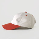 Bicolor Cap — Ivory×Orange