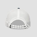 Flat Brim Dot Air — Navy×White
