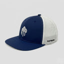 Flat Brim Dot Air — Navy×White