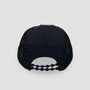 Mesh Logo Cap — Black