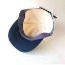 Organic Cotton Twill Cap — Beige×Navy