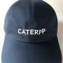 Organic Cotton Twill Cap — Beige×Navy