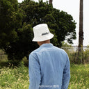 Premium Denim Bucket Hat 25 — Ecru