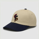 CTP Big Logo Cap — Beige×Navy