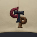 CTP Big Logo Cap — Beige×Navy
