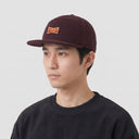 Vintage Melton 7 Panel Cap — Black